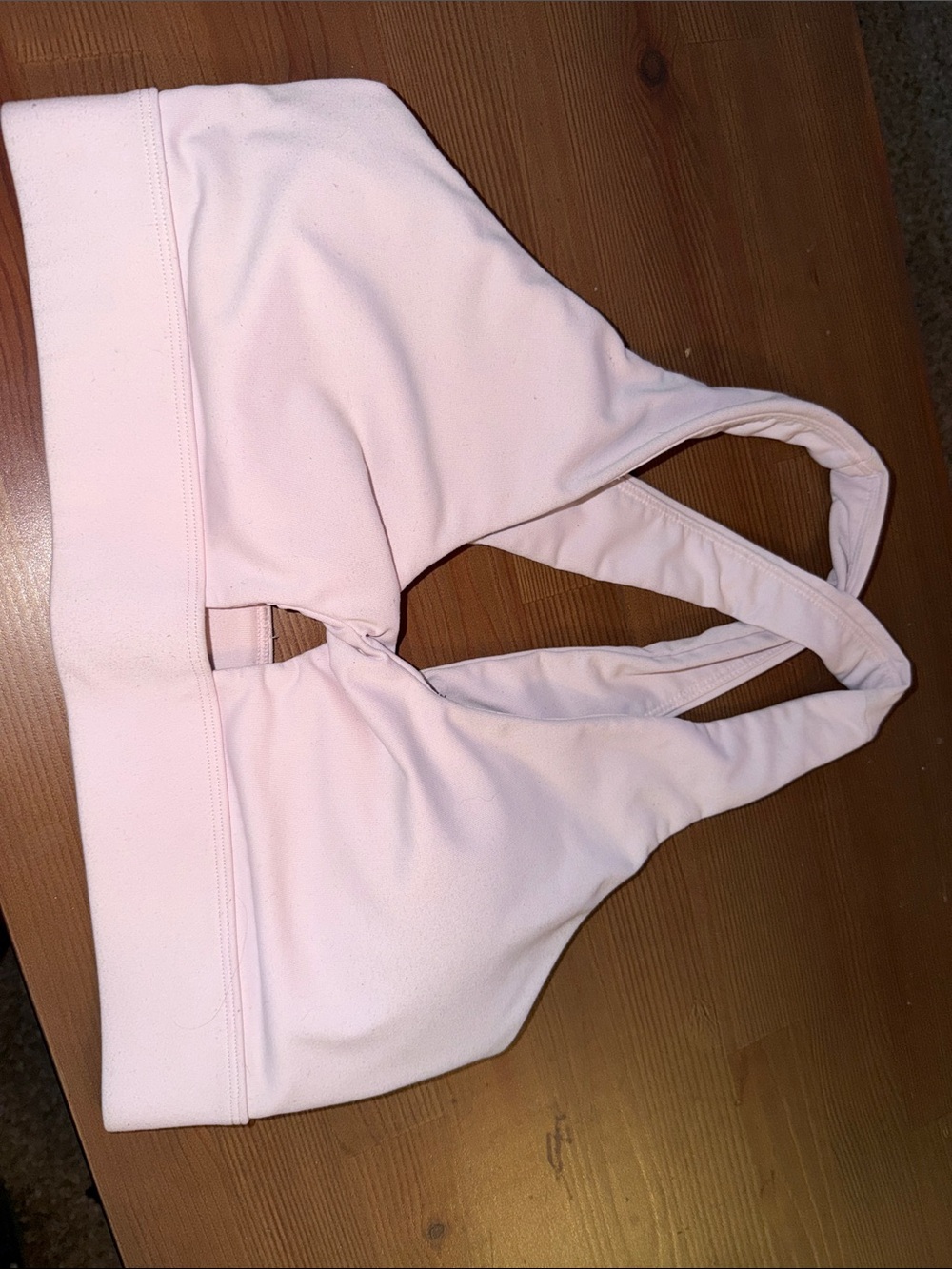 Fabletics Light Pink Sports Bra